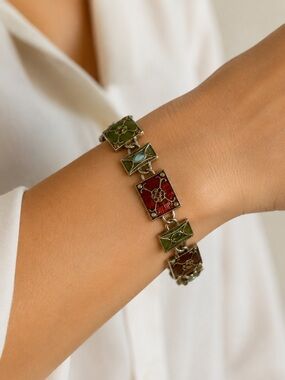 Liz Claiborne Multi-colored Jewel Embellished Bracelet
